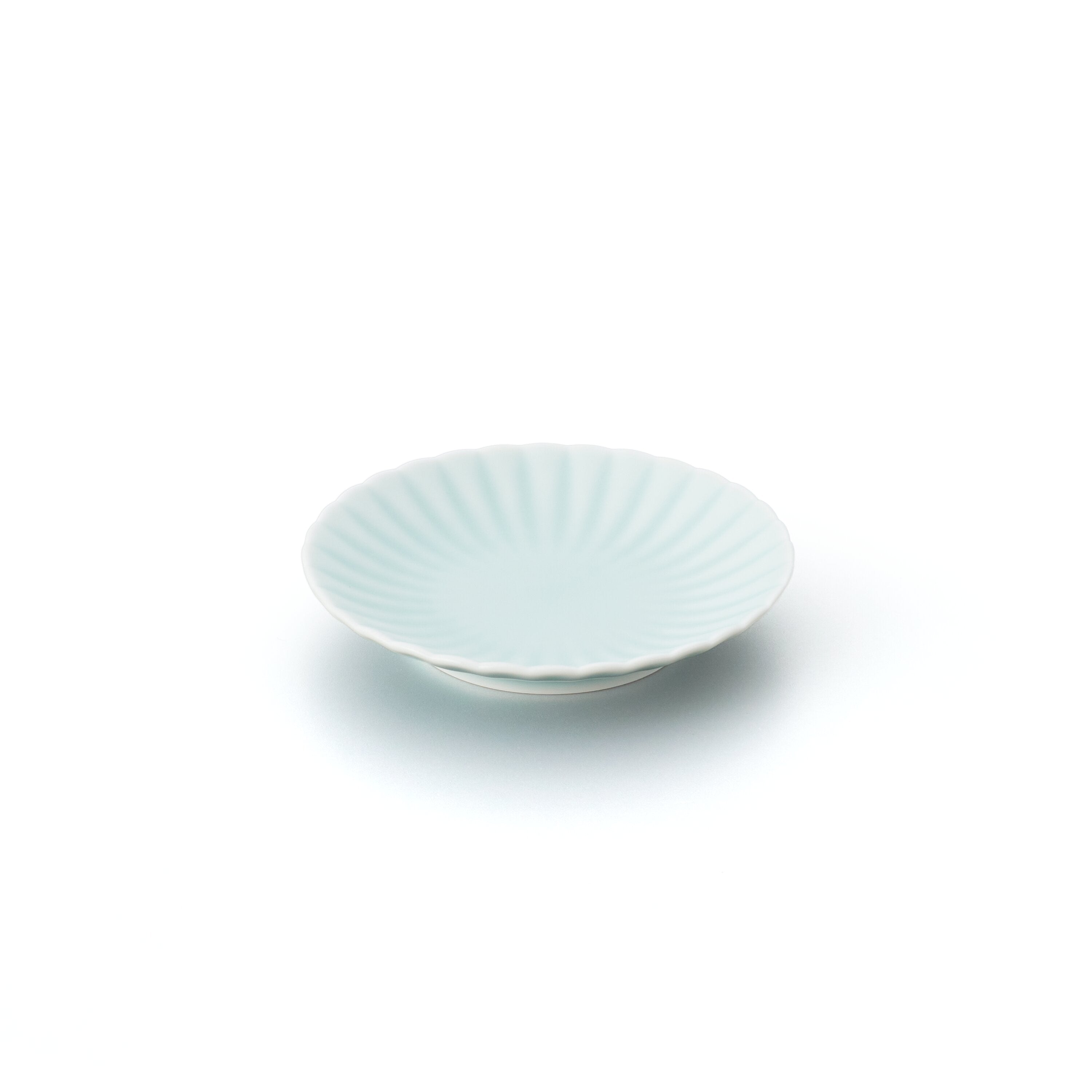 モイスト青磁 菊割3寸皿 | 畑萬陶苑 ONLINE SHOP
