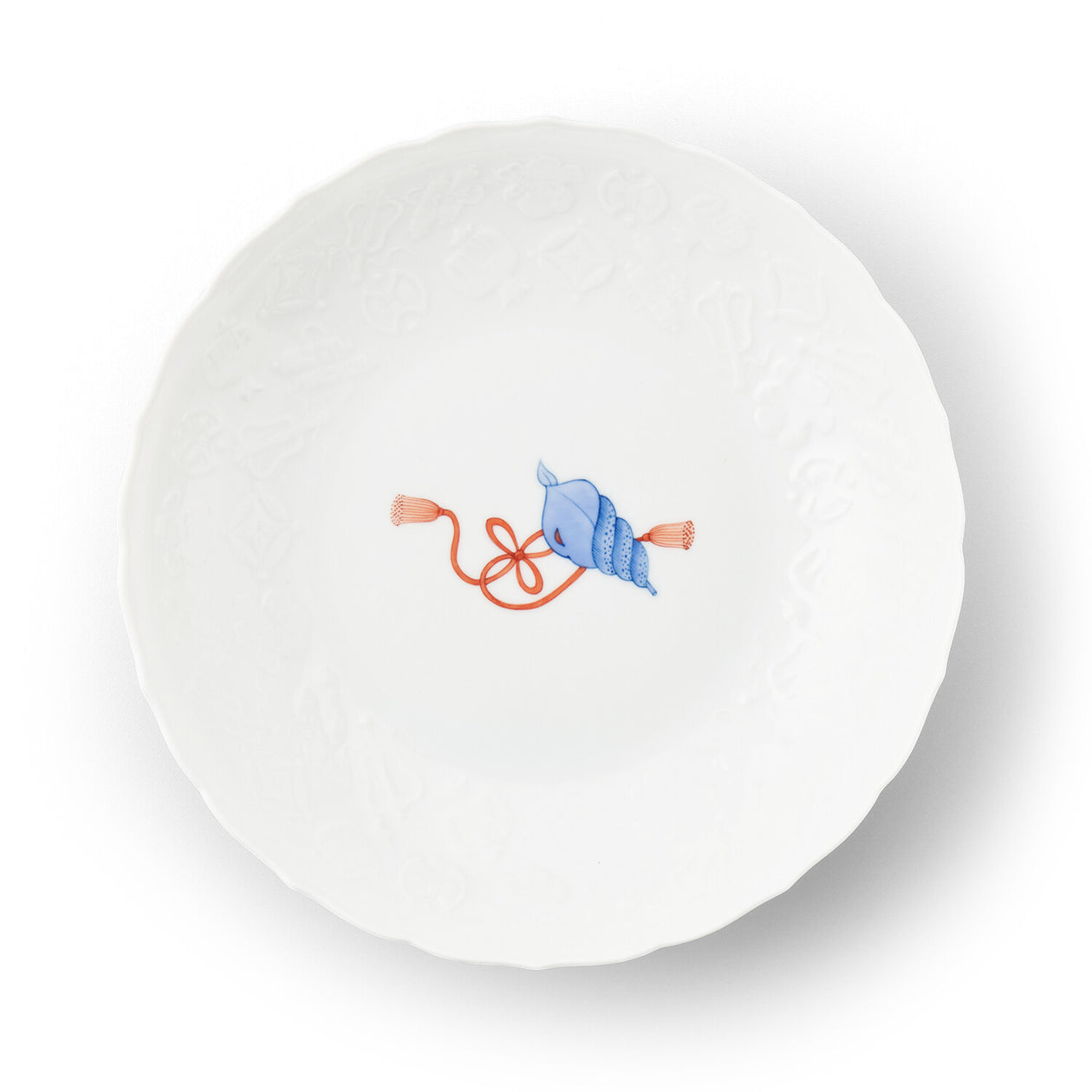 宝尽くし文 法螺貝 彫7寸皿 | 畑萬陶苑 ONLINE SHOP