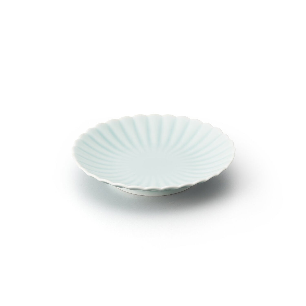モイスト青磁 菊割4寸皿 | 畑萬陶苑 ONLINE SHOP