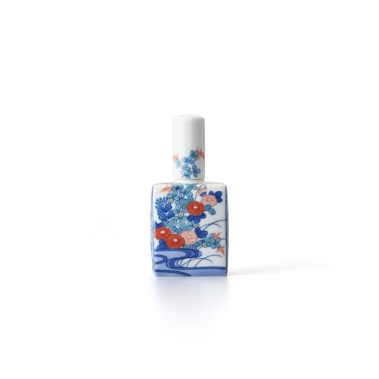 鍋島 秋草文 アトマイザー角香水瓶 | 畑萬陶苑 ONLINE SHOP