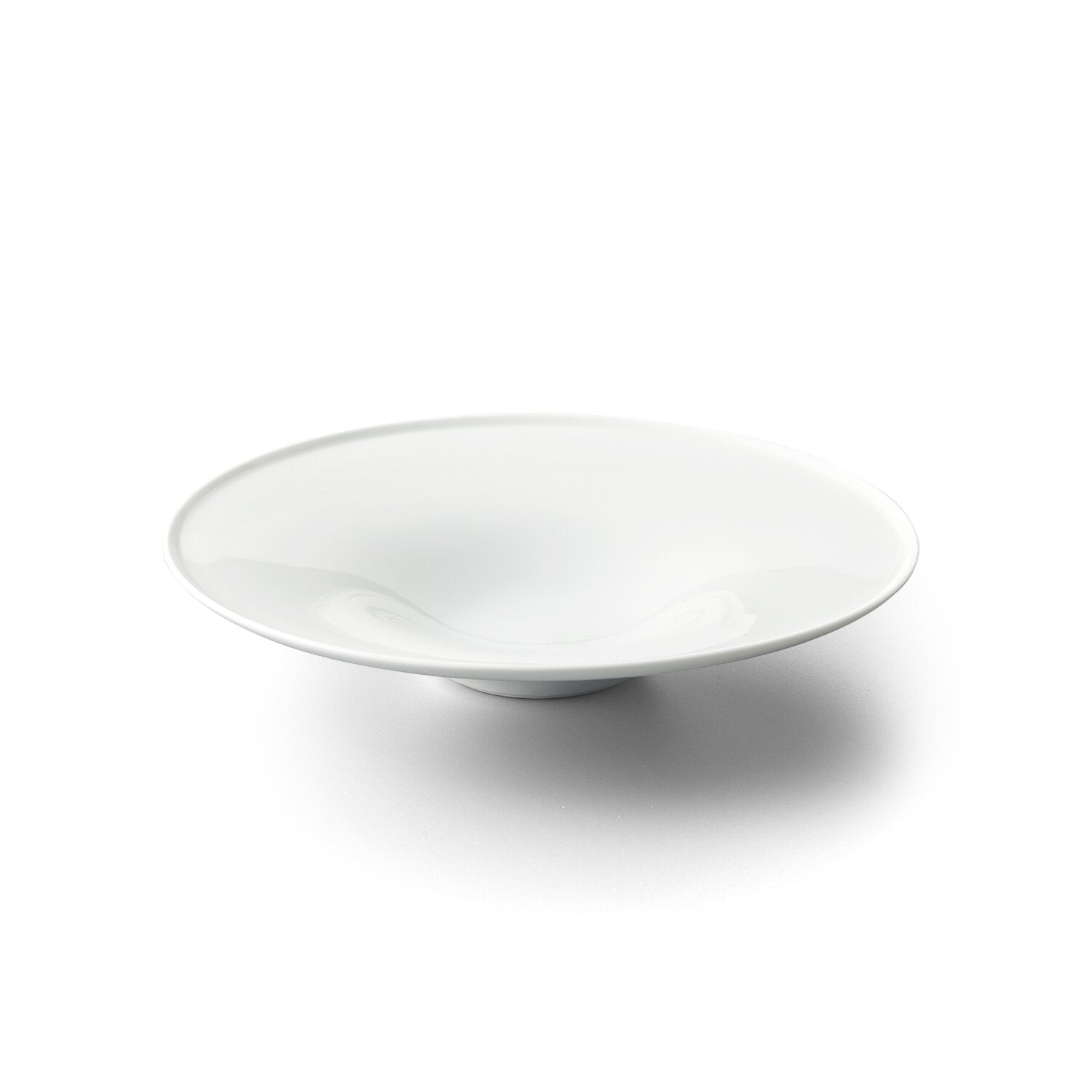 Bowl with rim ⌀24.5cm -White- | 畑萬陶苑 ONLINE SHOP