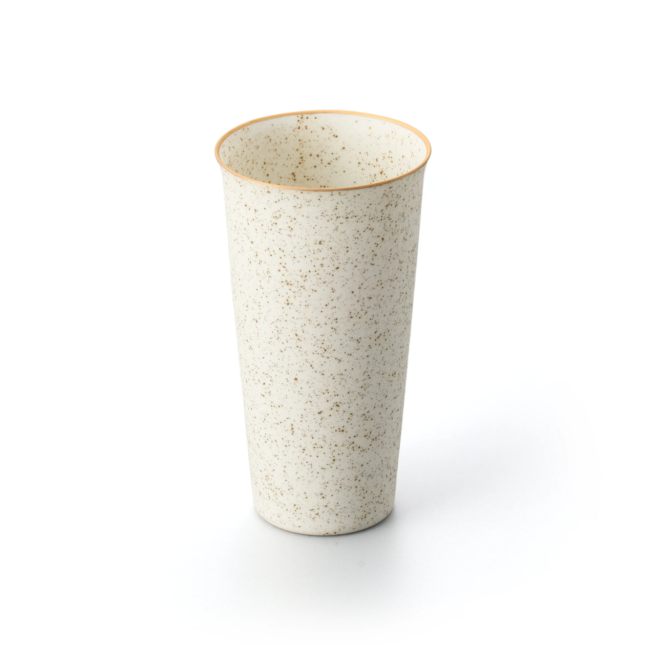 naptime タンブラー　White フラワー Tumbler -Nashiji White- | 畑萬陶苑 ONLINE SHOP