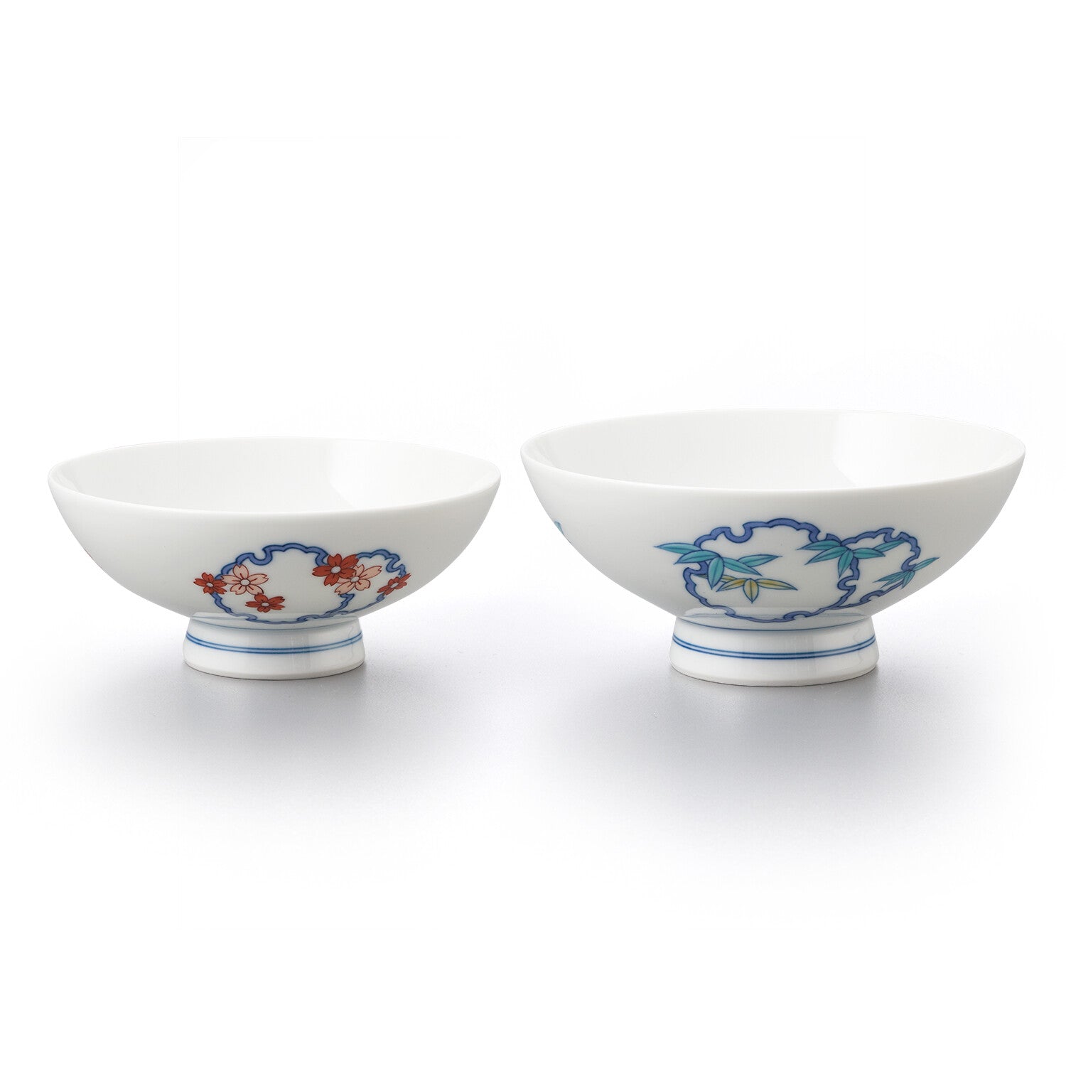 雪輪桜文 平茶碗(赤・小) | 畑萬陶苑 ONLINE SHOP 雪輪桜文 平茶碗(赤・小) | 畑萬陶苑 ONLINE SHOP