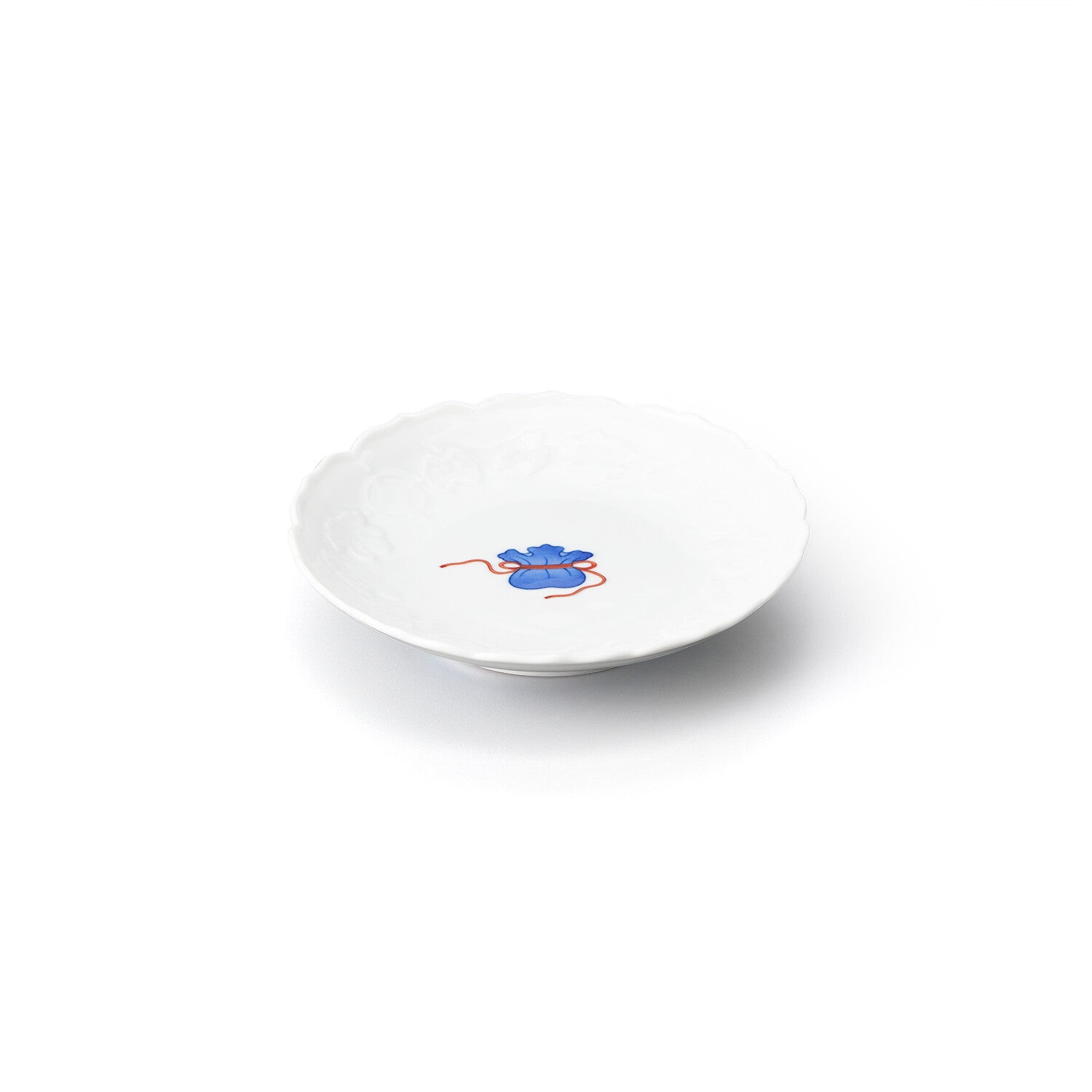 宝尽くし文 宝袋 彫5寸皿 | 畑萬陶苑 ONLINE SHOP